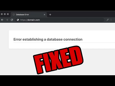 Error establishing a database connection in WordPress FIXED