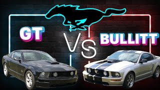 Ford mustang GT VS BULLITT. Обзор форд мустанг GT и форд мустанг Буллитт!