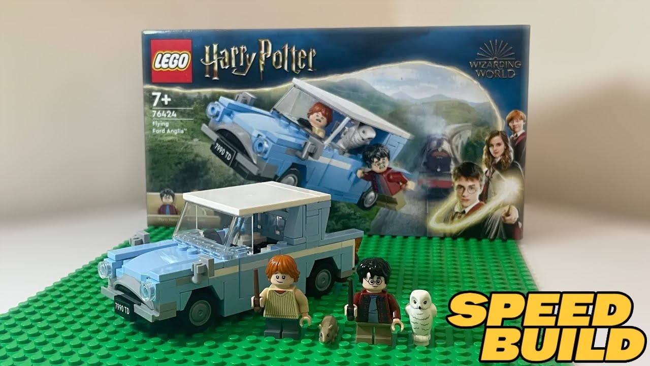 Lego Harry Potter Flying Ford Anglia 76424 Speed Build