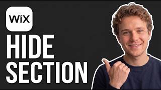 How to Hide Section on Wix (Step by Step)