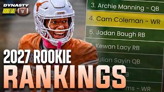 WAY TOO EARLY 2027 Rookie Rankings | Dynasty Fantasy Football