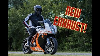 JESTER Exhaust on my KTM RC8R (Install & First Ride)