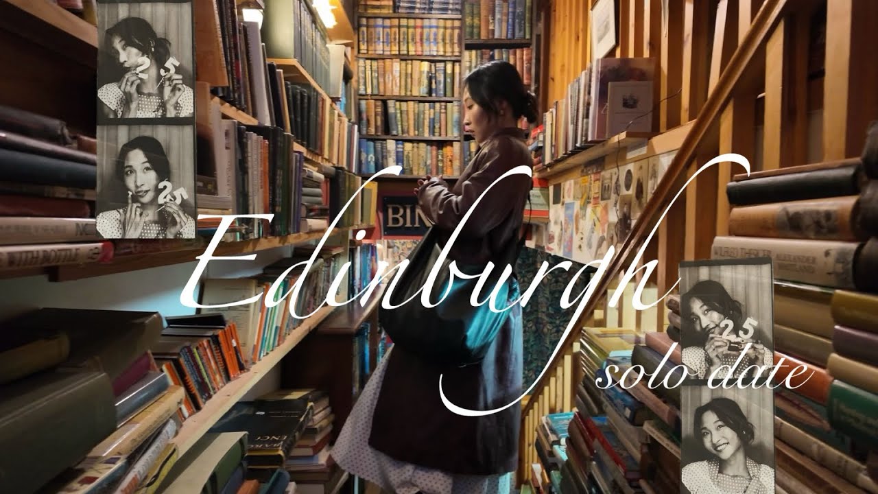 【エディンバラでひとりデート🌷】Solo date in Edinburgh //a birthday celebration & try something new