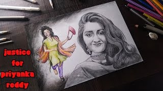 Justice for Priyanka Reddy through my Art