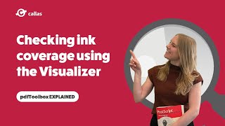 Checking ink coverage using the Visualizer