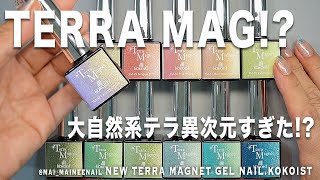 New TERRA magnet 12 colors gel nail at KOKOIST. 2025. - maineenail
