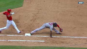 BOS@TEX: Red Sox nab Andrus after call overturned