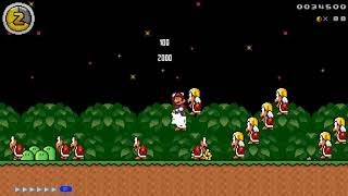 Mario Editor - Wiggler Wooded (5-1) Secret Exit (Earrape Warning)