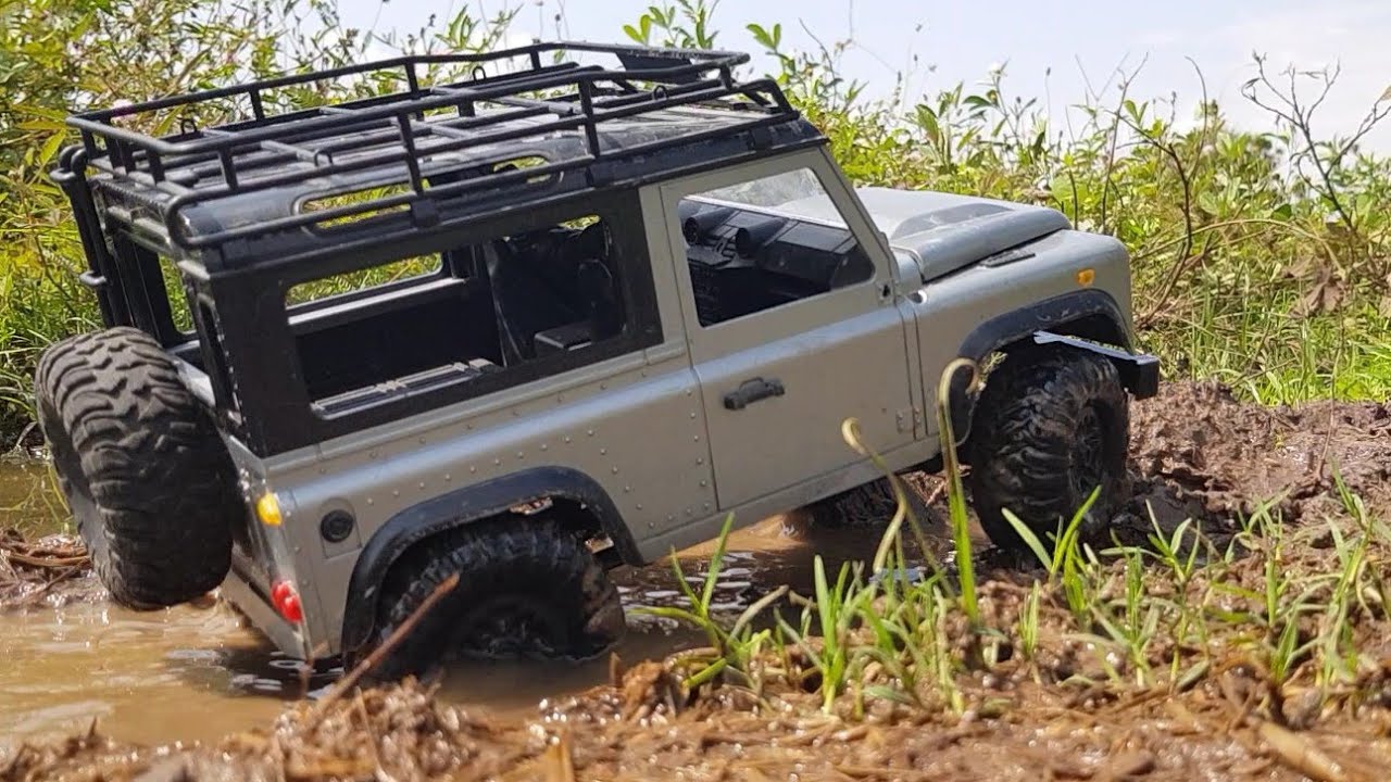 1/12 Off-road RC | Land Rover Defender D90 | RC Car MN99s | Off-road Trail