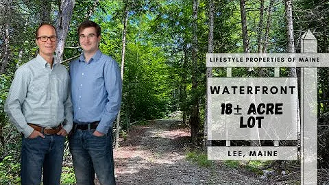 18± Acres on Brook with Deeded Pond Access| Maine Real Estate