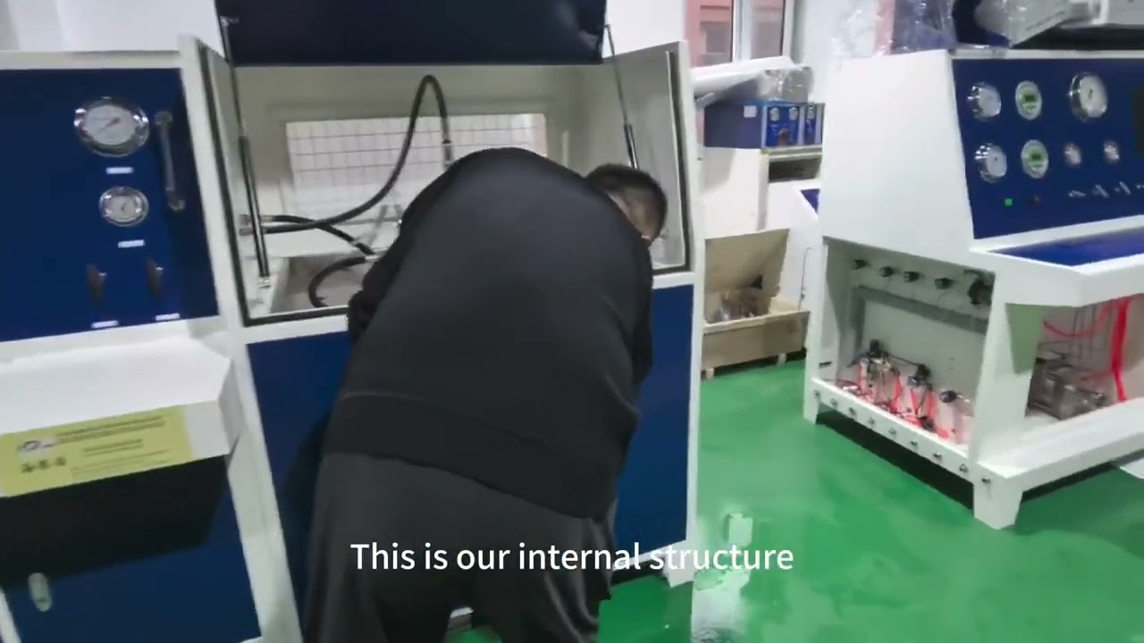 Pressure burst testing machine