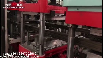 Fully automatic plastic seedling pot thermoforming machine forming punching punching stacking line