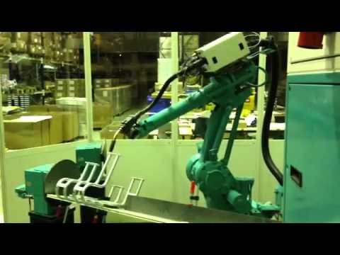 Roboterschweißanlage ABB mit Pulse Schweißgerät ROHMANN-AUTOMATION