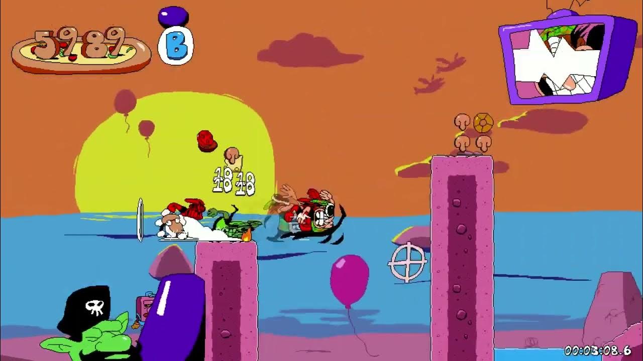 Pizza Tower Crust Cove Gerome and Treasure room locations YouTube