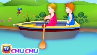 Row Row Row Your Boat Nursery Rhyme withs - Lullaby Songs for Babies by ChuChuTV