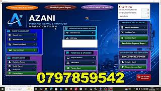 AZANI ISP FULL PROJECT | AZANI ISP NAVIGATION DISPLAY (MAIN DASHBOARD)