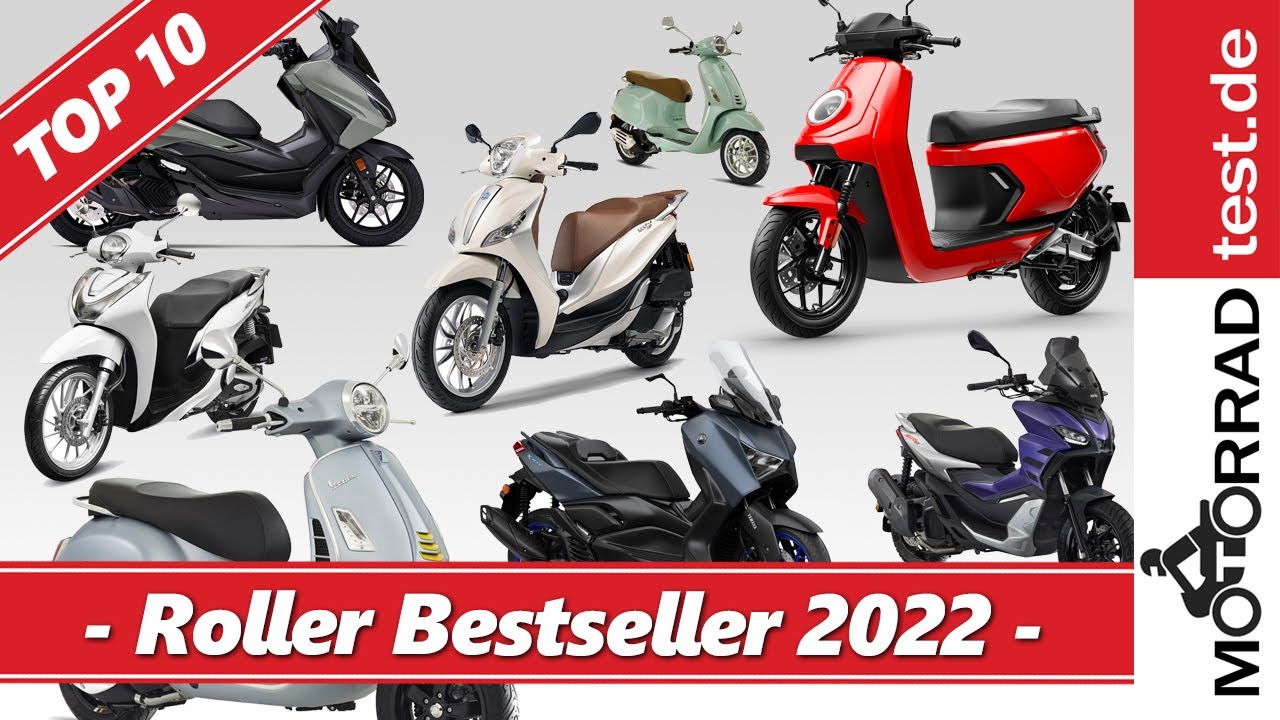 Top 10 Roller 2022 Die meistverkauften Roller 2022 in Deutschland