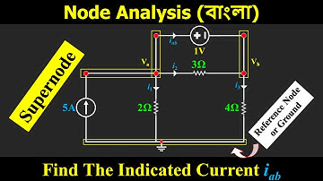 Node Analysis (Bangla Tutorial) | Problem Solve 10 of 20 | With Super Node