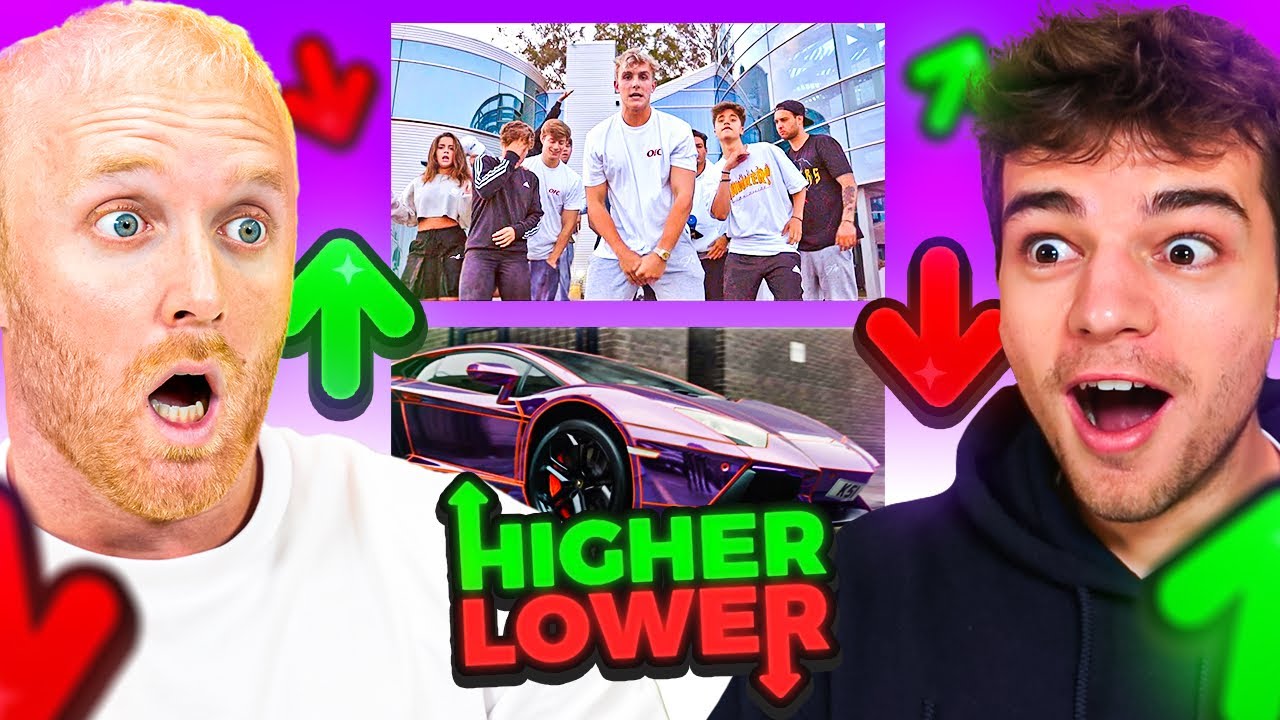 KSI vs JAKE PAUL HIGHER OR LOWER!