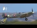 Two Mk.9 Spitfires - Rolls Royce Merlins in Stereo!