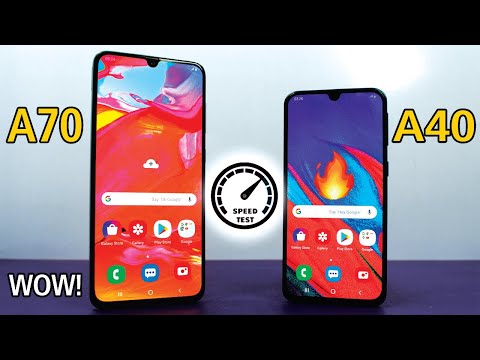 Samsung Galaxy A70 vs Samsung Galaxy A40 Speed Test! Which is Faster?