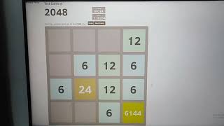 Customizable 2048 - Getting To 6144 Tile!