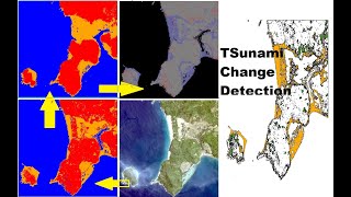 Tsunami Change Detection Analysis in ENVI 5.6 screenshot 1