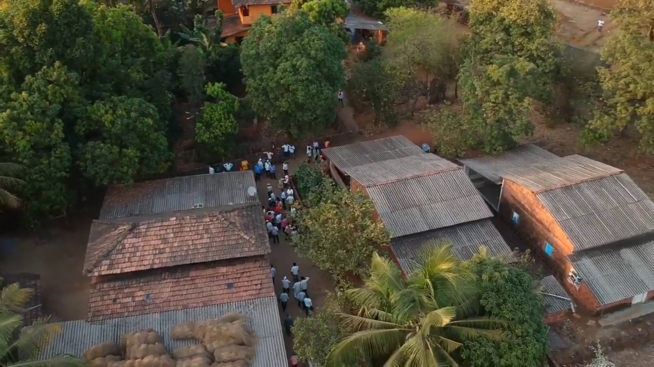 ड्रोन व्हिडिओ ग्राफी भांबेड गाव शिमगा  पालखी सोहळा  २०२०