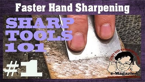 FASTER tool sharpening will change everything! (and how to do it)