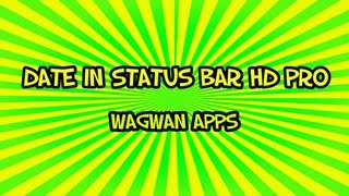 Date In Status Bar HD Pro screenshot 1