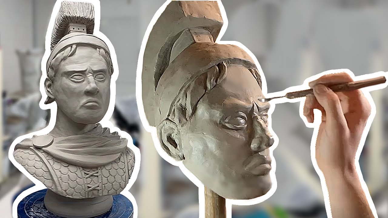 Sculpting a Roman Statue! Ceramics Sculpture
