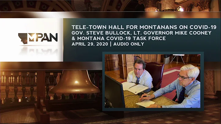 Tele-TownHall for Montanans on COVID-19 - April 29...