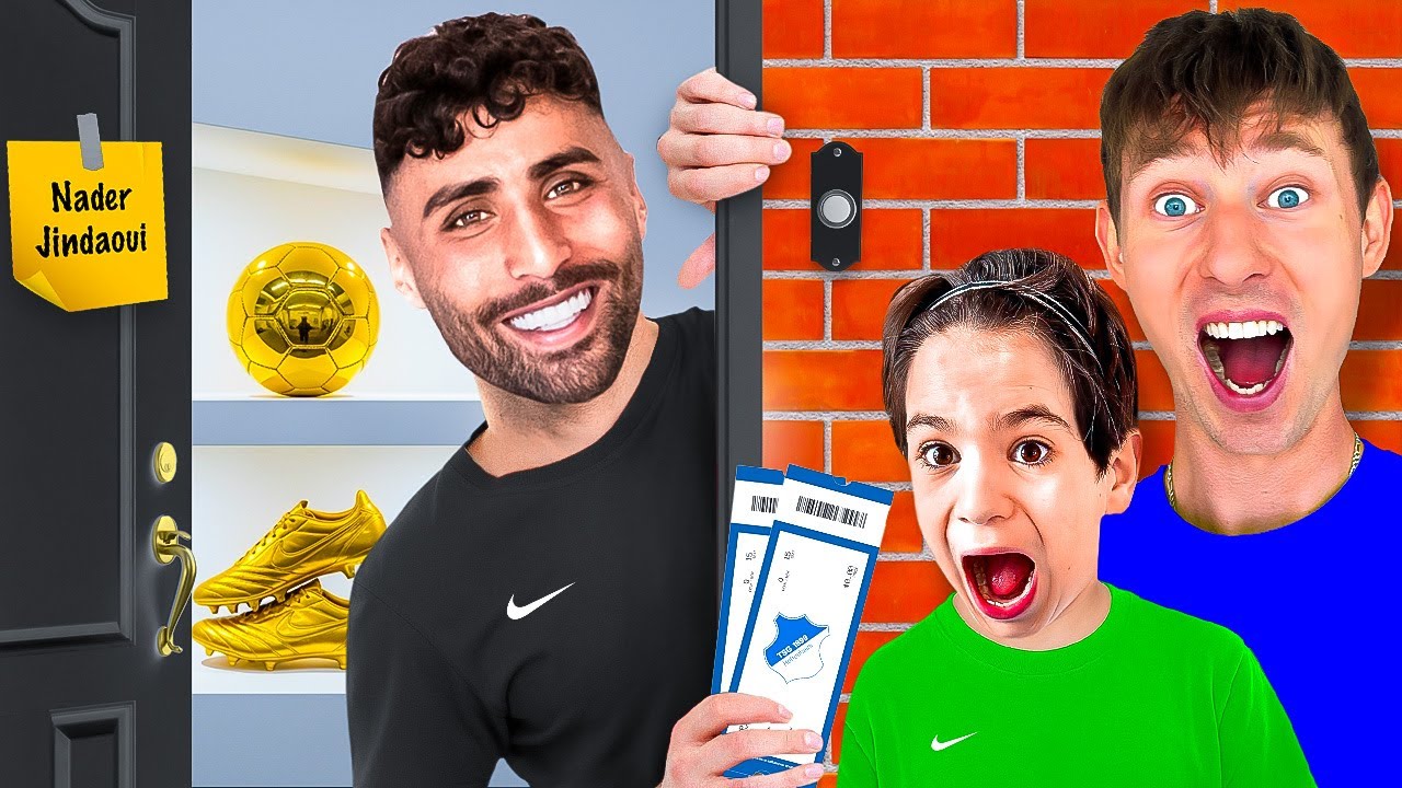 NADER JINDAOUI geht mit UNS zum FUSSBALLSPIEL! 😱⚽️