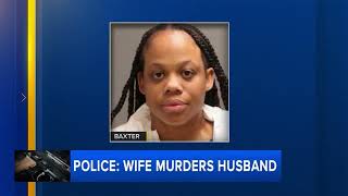 Woman charged after husband's body found on plastic sheet in Philadelphia