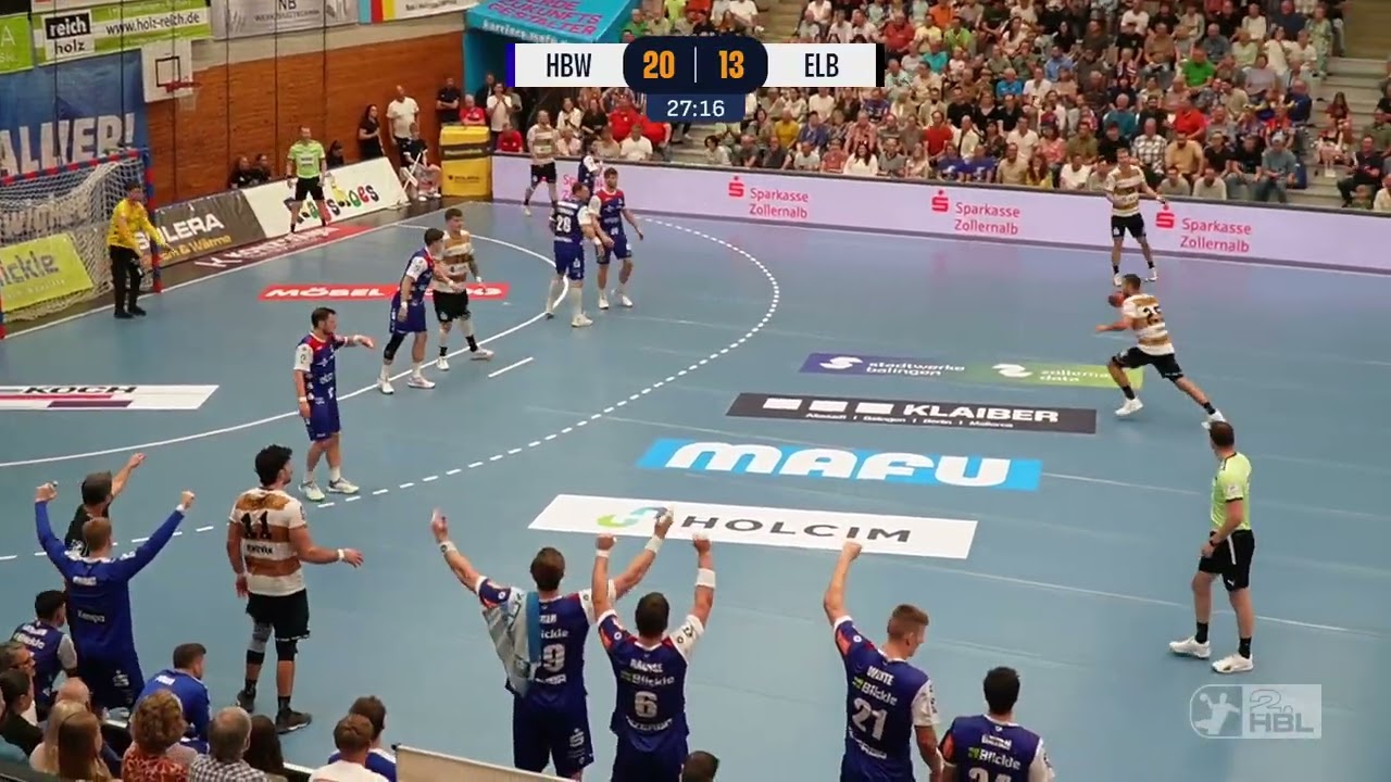 HBW Balingen Weilstetten vs  HC Elbflorenz 2006 Game Highlights