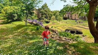 (The Most BEAUTIFUL ABBEY And GARDENS !!!) My 3 Year Old Son Takes Us On A Tour !!! #Outdoors
