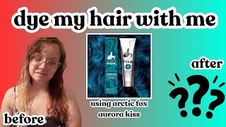 Arctic Fox Aurora Kiss over (faded) Arctic Fox Wrath | Dye My Hair w/ Me