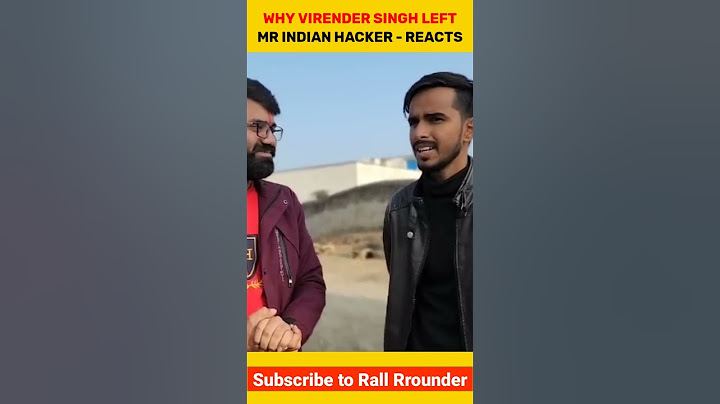 Why Virender singh Left Mr Indian hacker Team - Reacts 😔| Mr Indian hacker vs Virender singh #shorts