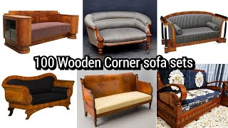 Top 100 Wooden Sofa Design 2024 | Modern Wooden Corner Sofa Set Design Ideas | Indian Wood Furniture