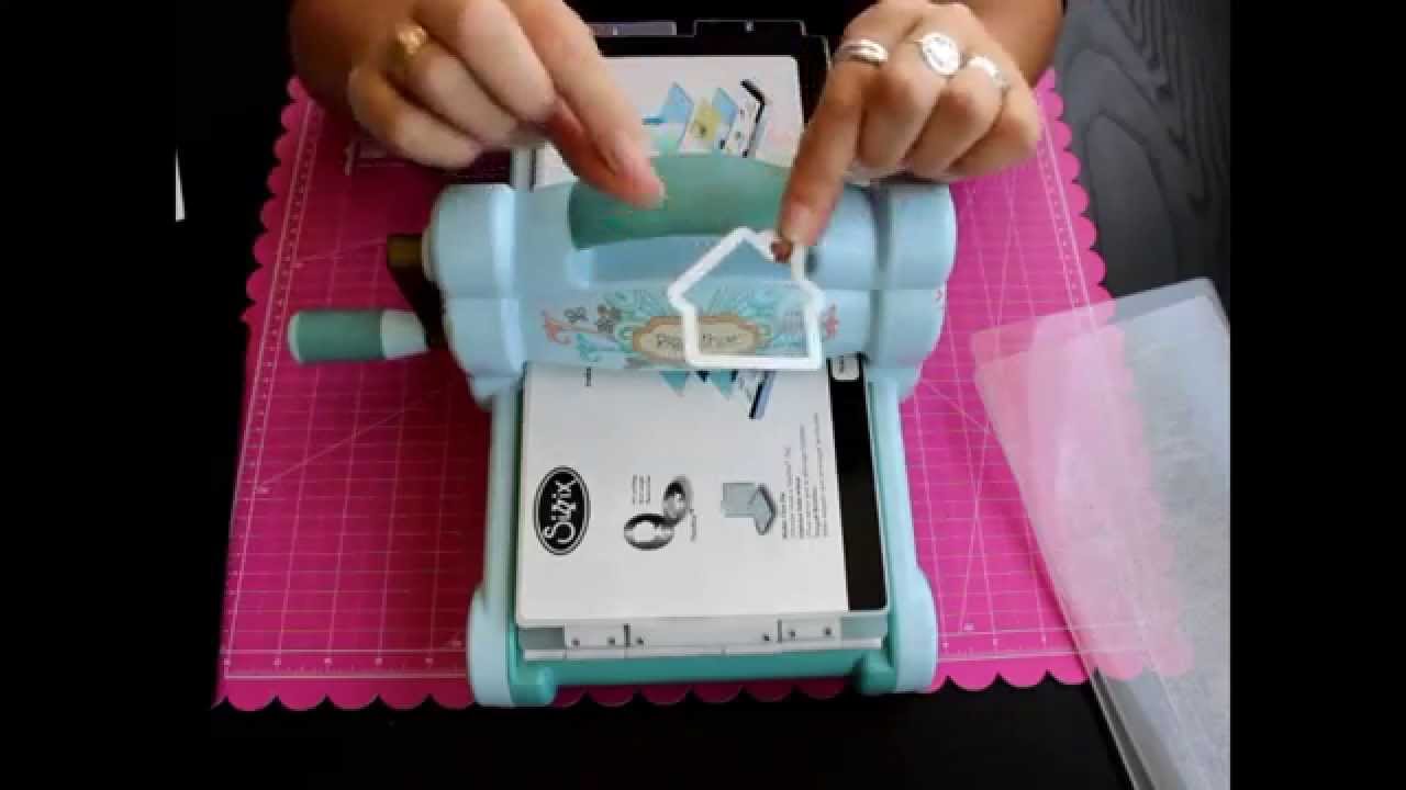 Tutorial Como Usar la Big Shot de Sizzix - Herramienta para Scrapbooking 