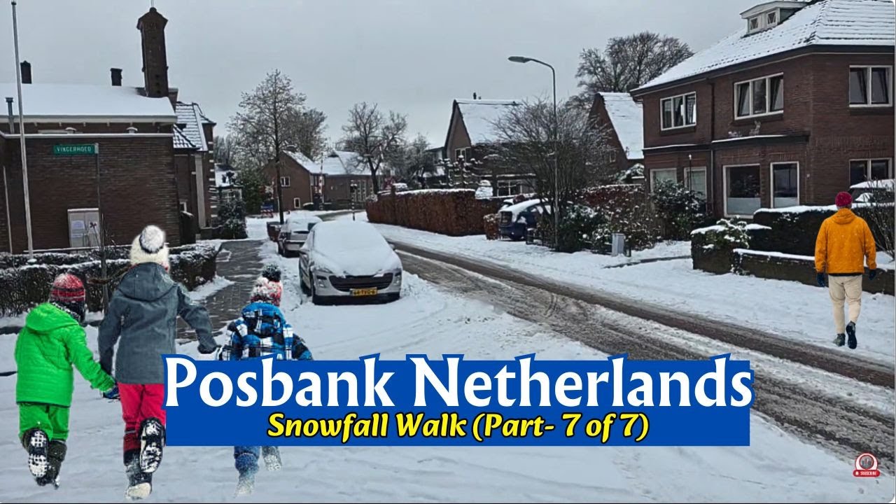 Snowfall Walk 2026: Exploring Posbank Netherlands (Part 7/7)❄️Winter Wonderland 4K