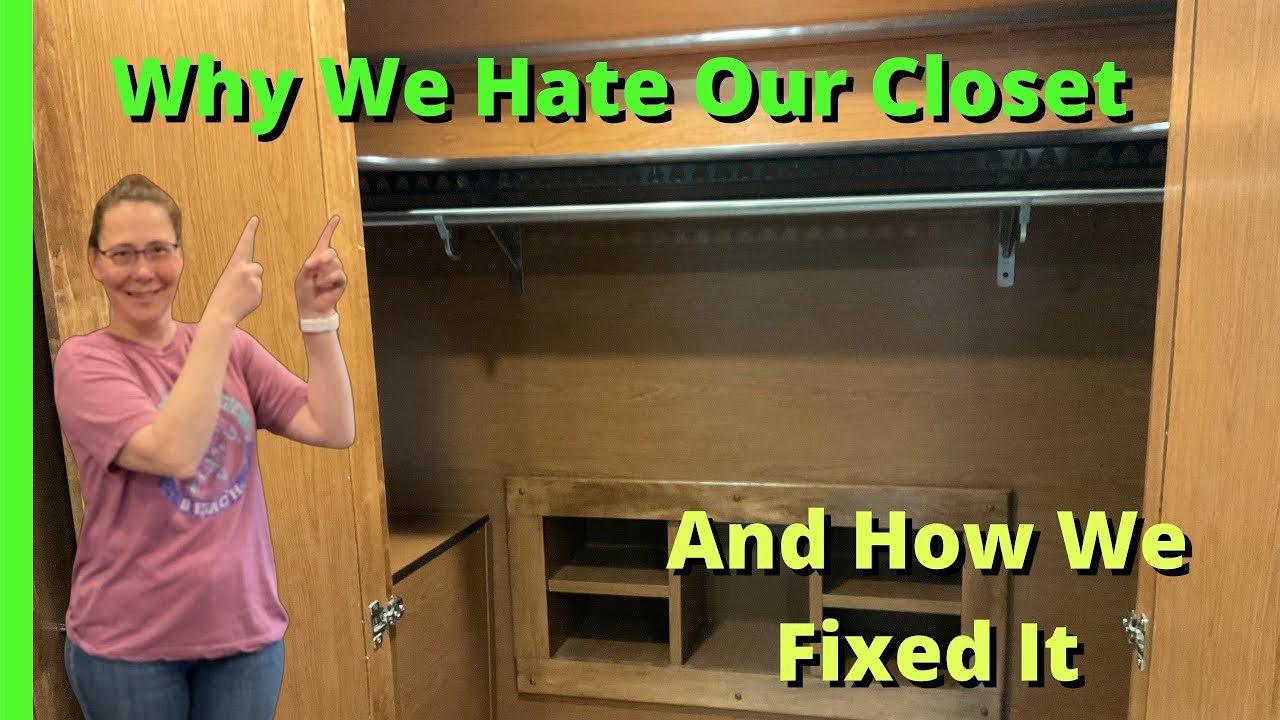 Sick of your RV Closet Rod?? Check out this upgrade. YouTube