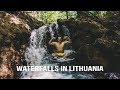 Sunday hike exploring waterfalls in lithuania