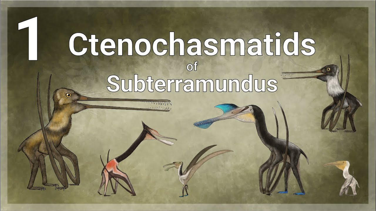 Pterosaurs of Subterramundus - part 1: the Ctenochasmatids