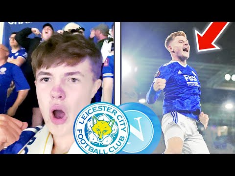 SCENES AS LEICESTER DRAW TO NAPOLI! FANS FIGHT! Leicester City 2-2 Napoli! | Matchday Vlog |