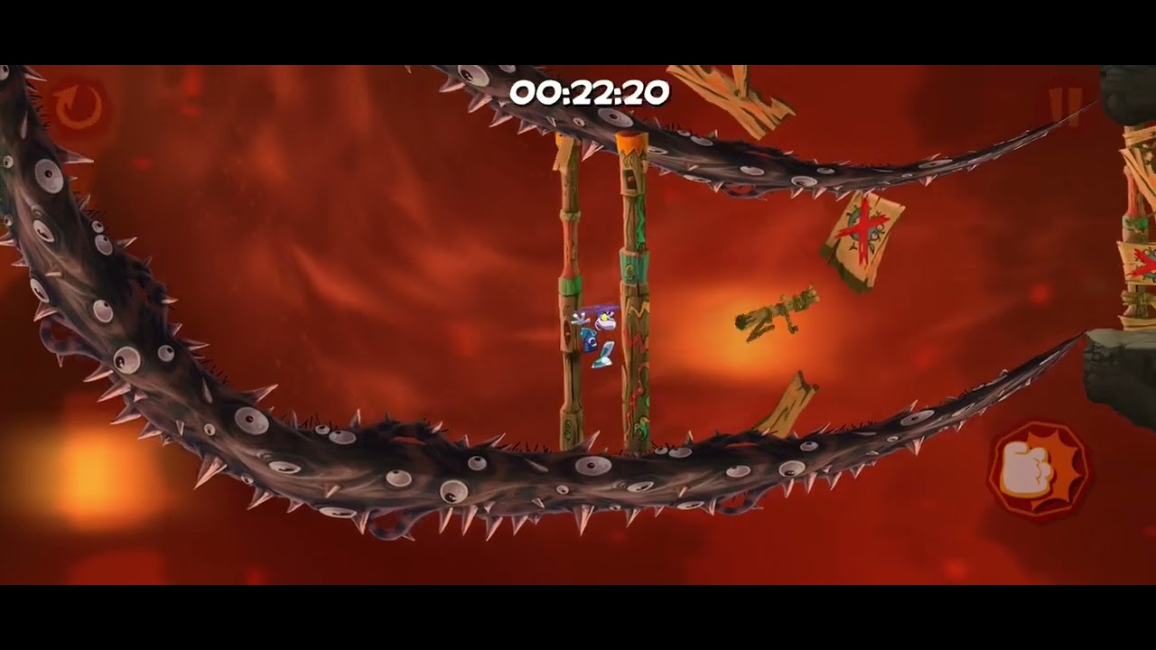 Rayman jungle run 4 - 10, 34"40