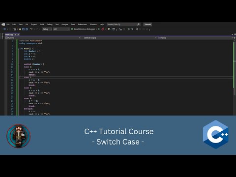 How to use Switch / Case Functions in C++ || Classes & Objects || C++ Tutorial || Code & Function