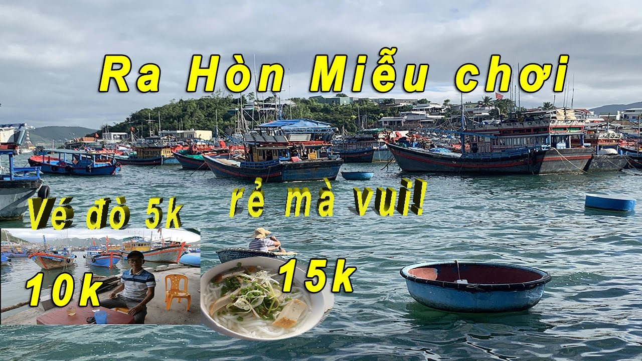 ăn chơi nha trang New 2022 Ra Hòn Miễu Nha Trang dạo chơi, ăn sáng, cà phê: Rẻ mà vui (P.2) - Hon Mieu Fishing village