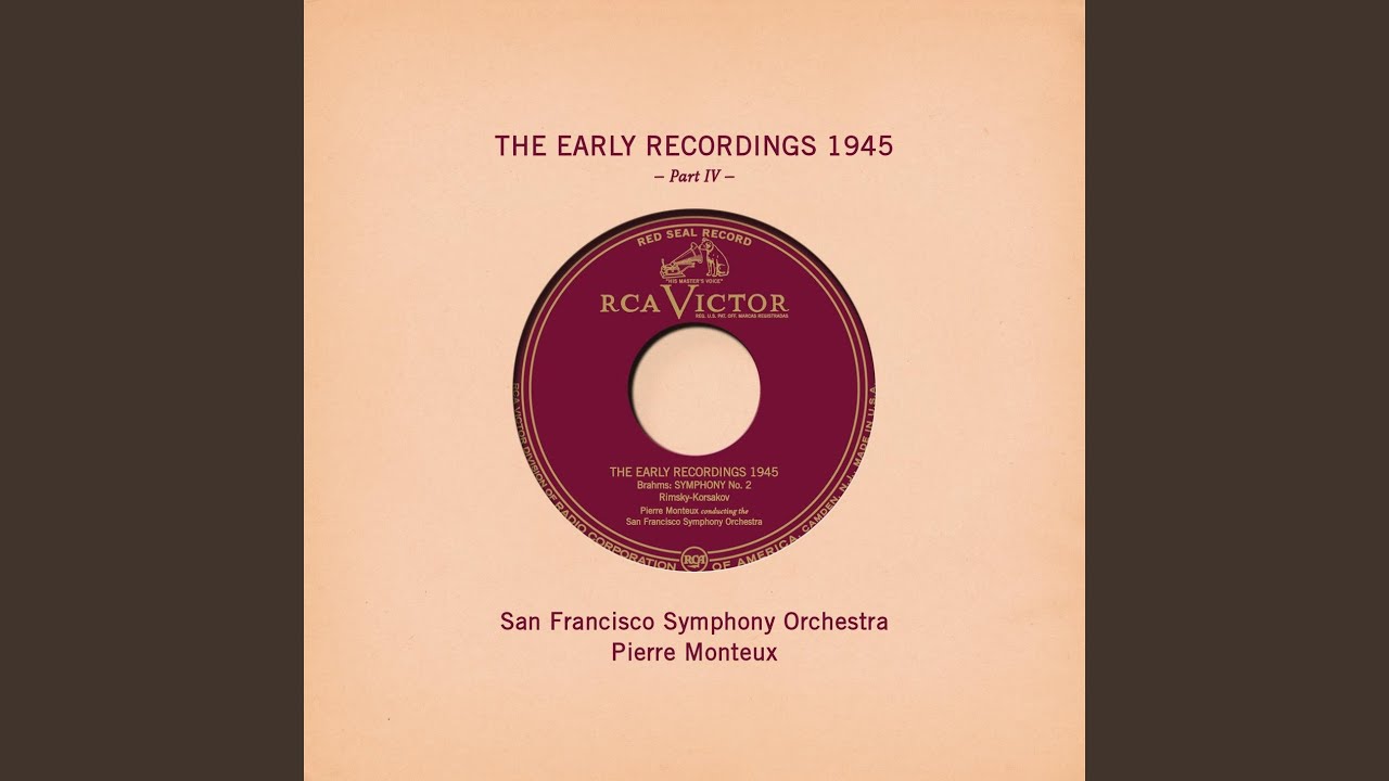 Regardez Symphony No. 2 in D Major, Op. 73: III. Allegro grazioso (quasi andantino) sur YouTube