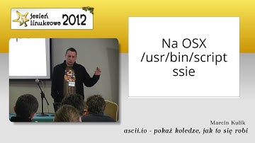Marcin Kulik  ascii io   pokaż koledze, jak to się robi